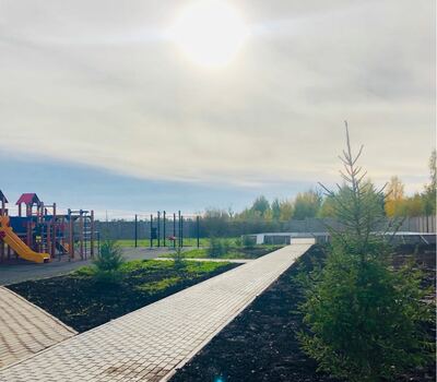 Обновлённая детская площадка. Октябрь 2018